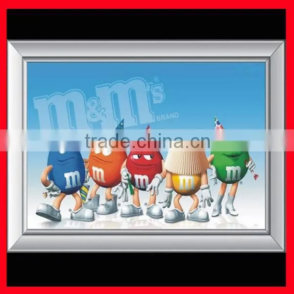 illuminated edgelit acrylic led photo frame led light box