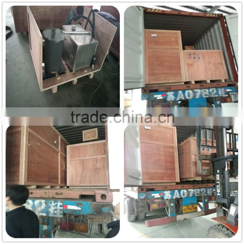 packing machine for plastic partcle particles with a big silo
