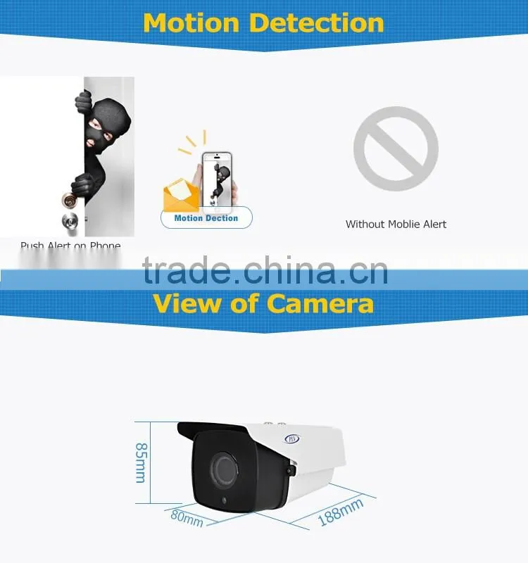 Well selling PLV-NC411cctv secure eye IR Waterproof Bullet HD 3MP IP Camera