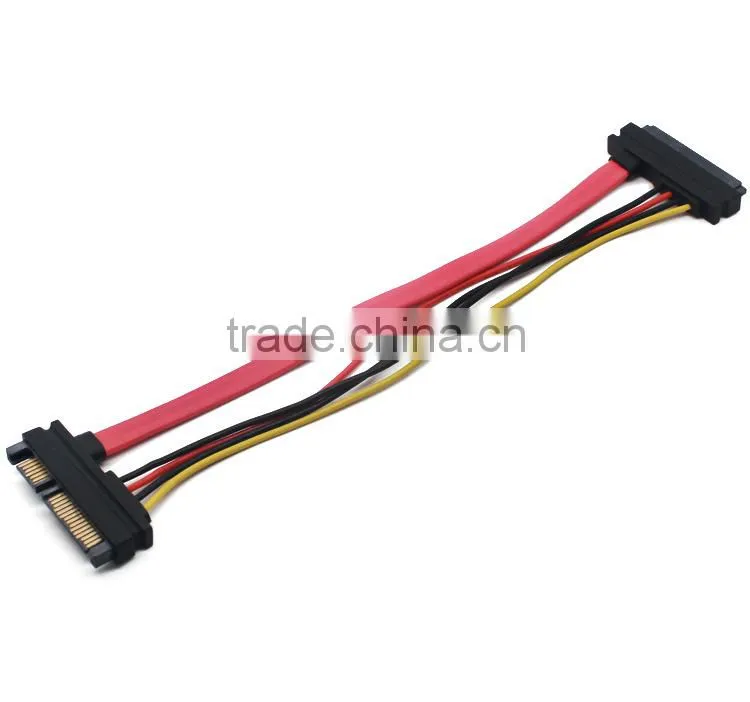 Sata 7+15 pin female to male cabel