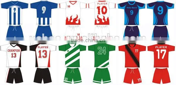 wholesale cheap custom white soccer kits