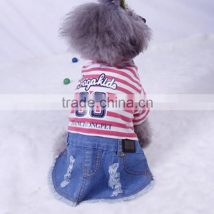 new design dog skirt dog clothes puppy apparel pet clothes in summer