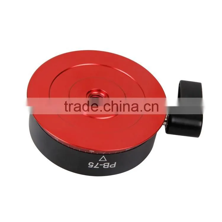 Speed adjustment panning tripod leveling base head PB-75