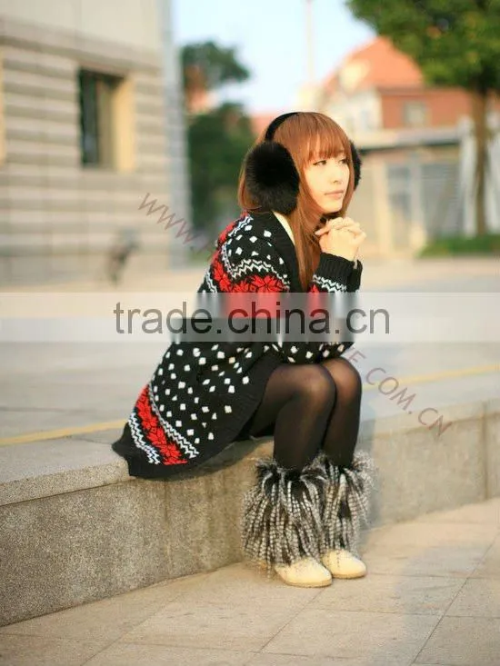 2011 fur leg warmers