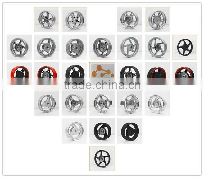 Motorcycle wheel, wheel rim, alloy wheels