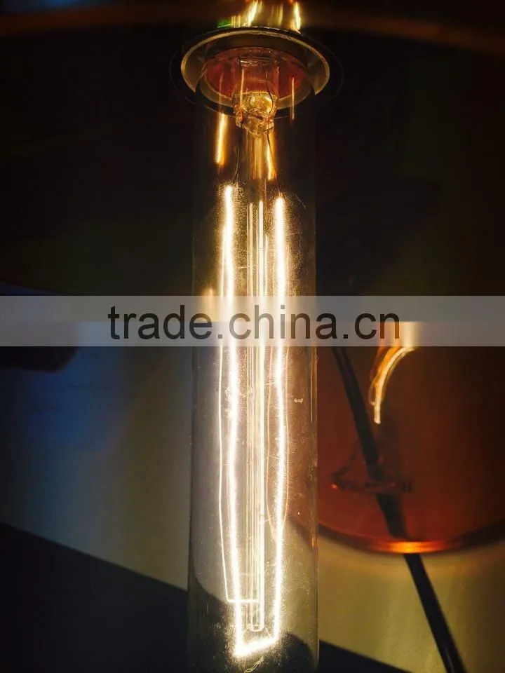 Vintage Cylinder Amber Filament Bulb Edison lamp bulb