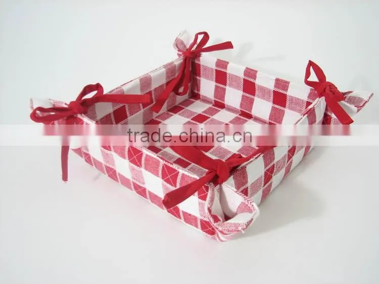 Cotton Bread Basket for Promotion and gift basket for storage olive pattern customized Logo available basket -6