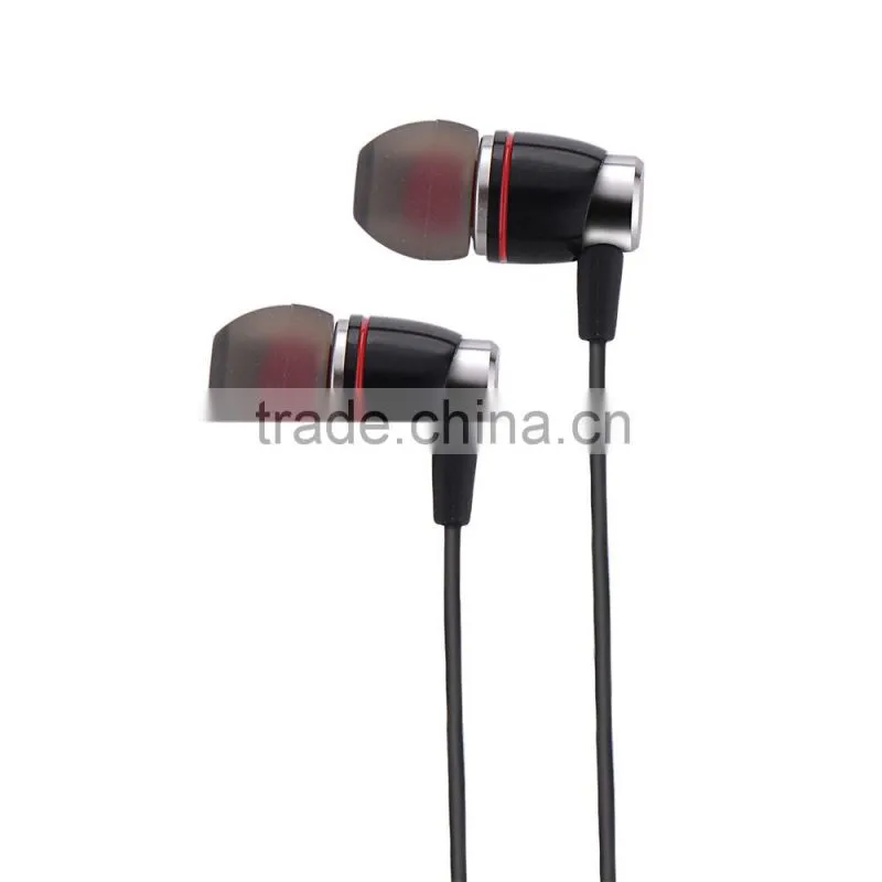 high Grade wire mobile earphone with microphone for mobile with RoHs CE FCC
