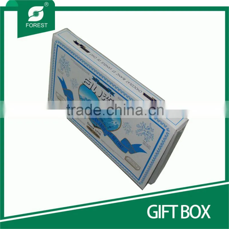 OEM FASHIONABLE DESIGN CARDBOARD GIFT BOX FOR PACKING CHOCOLATES