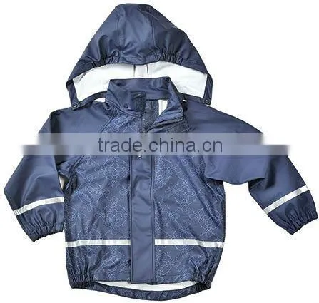 Boys rain jacket in printing