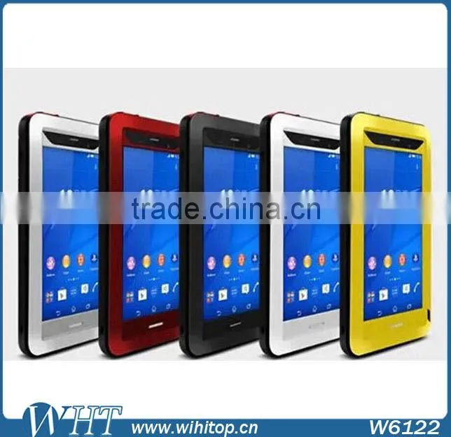 For Sony Xperia Z3 Waterproof Case, Love Mei Aluminum Waterproof Shockproof Dirtproof Case For Z3 With Gorilla Glass