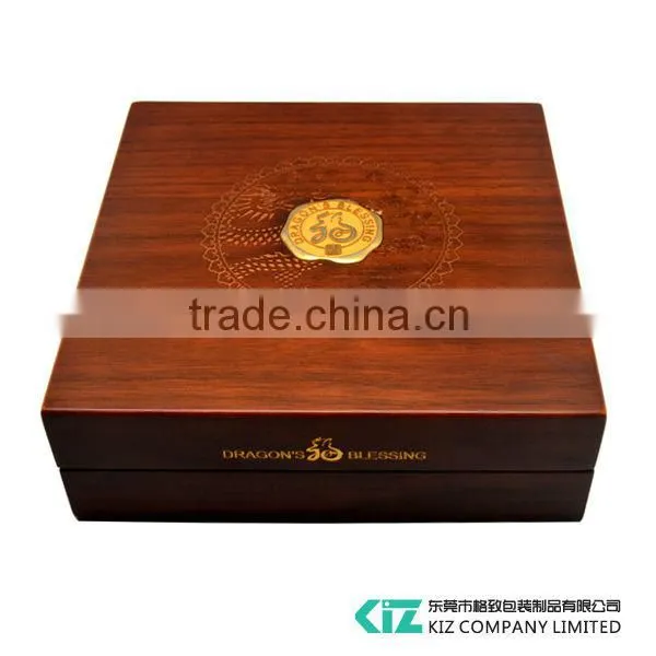 High-end Wooden Commemorative Coin Box, Medal Box for 9 pcs