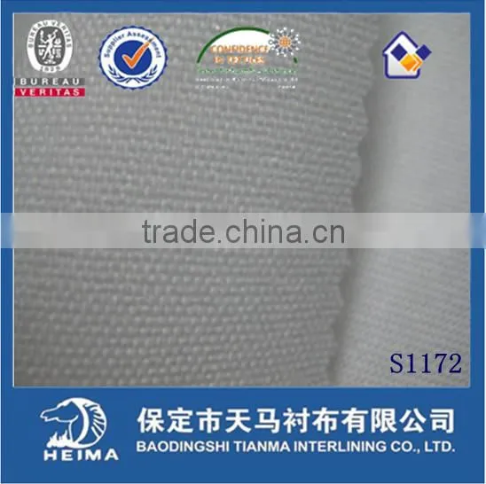 Stretch interlining woven interlining fusible interlining fabric