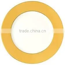 Yellow charger plate