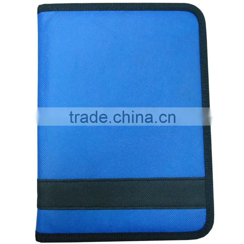 A5 linen fIle folder with notepad