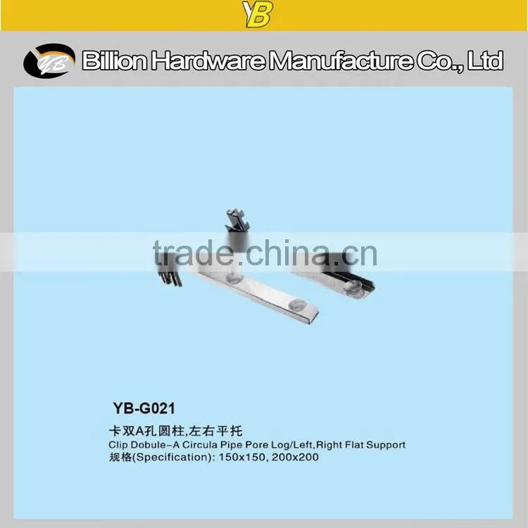 China fashion factory slotted channel metal bracket hanging bracket metal bracket for glass