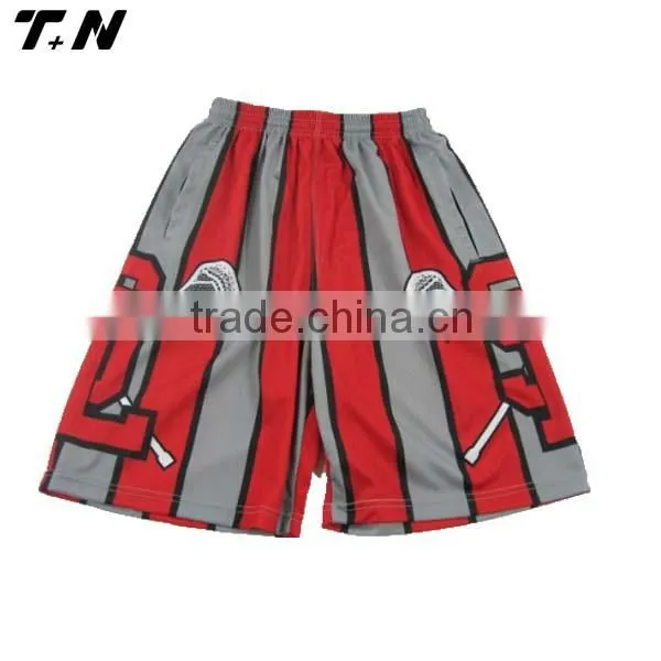 Colorful lacrosse shorts polyester oem lacrosse shorts