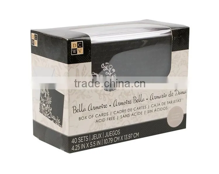 New plastic window clear pvc box