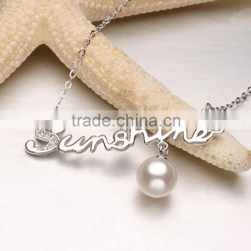 cheap cultured freshwater pearl pendant jewelry for sale