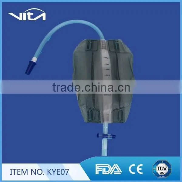 3 Chambers Urine Leg Bag With Non-woven Back KYE07
