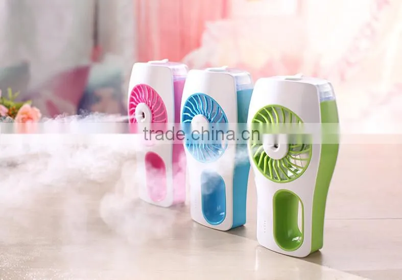 mini handheld personal USB travel cooling refrigerator air humidifier diffuser mist maker
