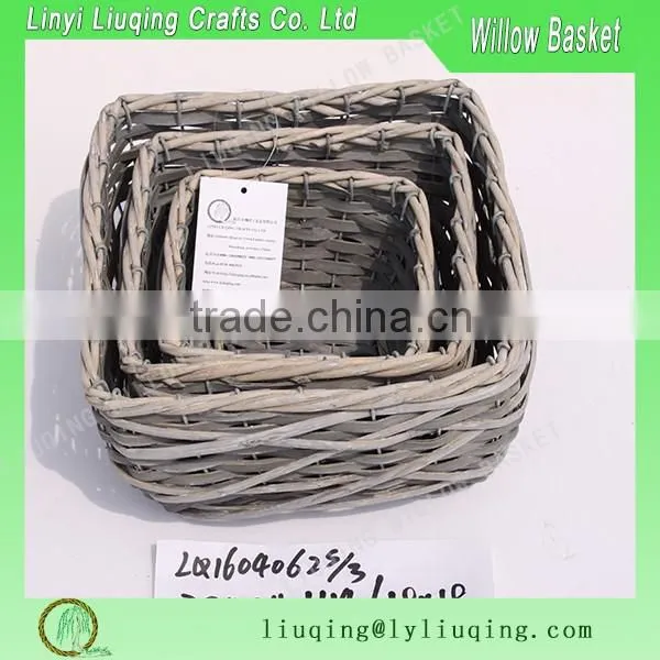 Custom size wicker basket wicker gardening baskets