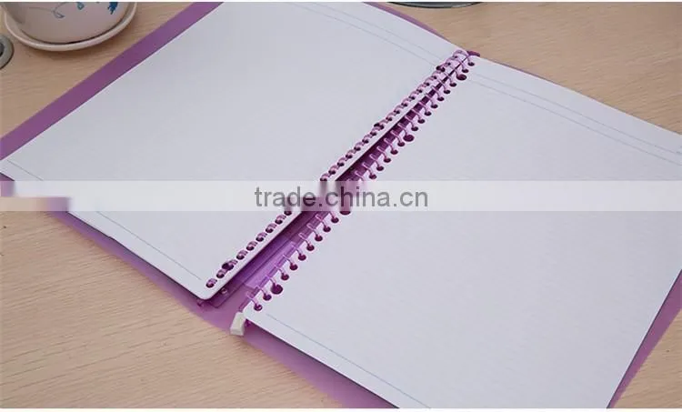 2016 new DIY file note colorful Outer panel Notebook memo pad dairy book spiral notebook Stationery Office Supplies