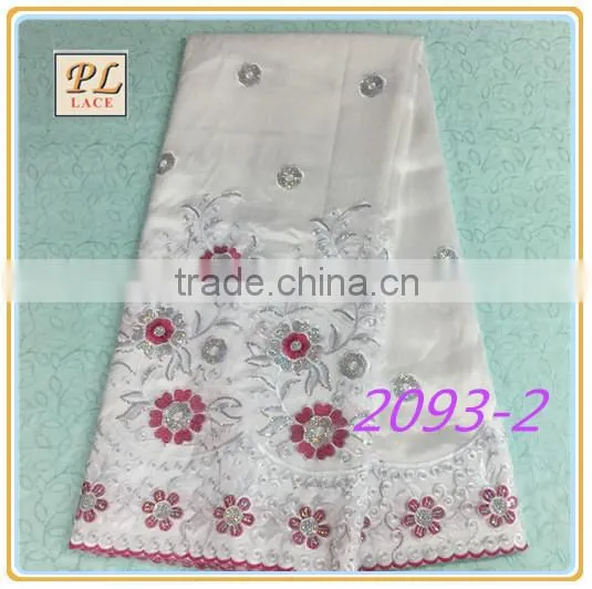 2015 New Desigh George Flower Lace of dark purple