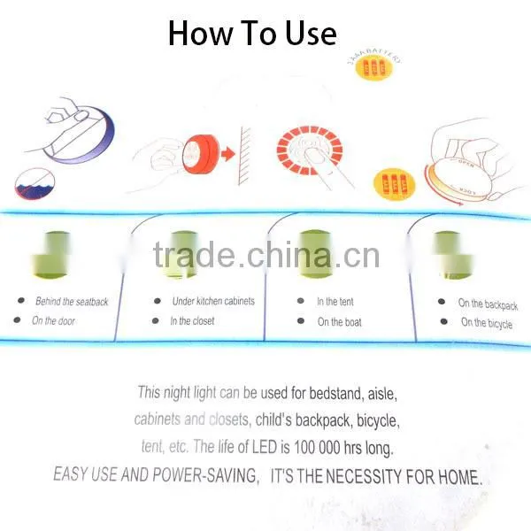 Stick here and there Light Touch with 3LED