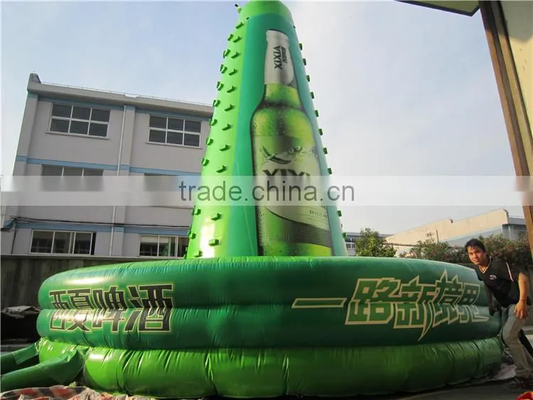 commercial grade inflatable rock climbing wall with high quality