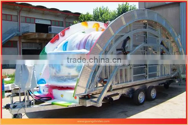 Outdoor playground happy portable carnival rides romantic tea cup rides for sale