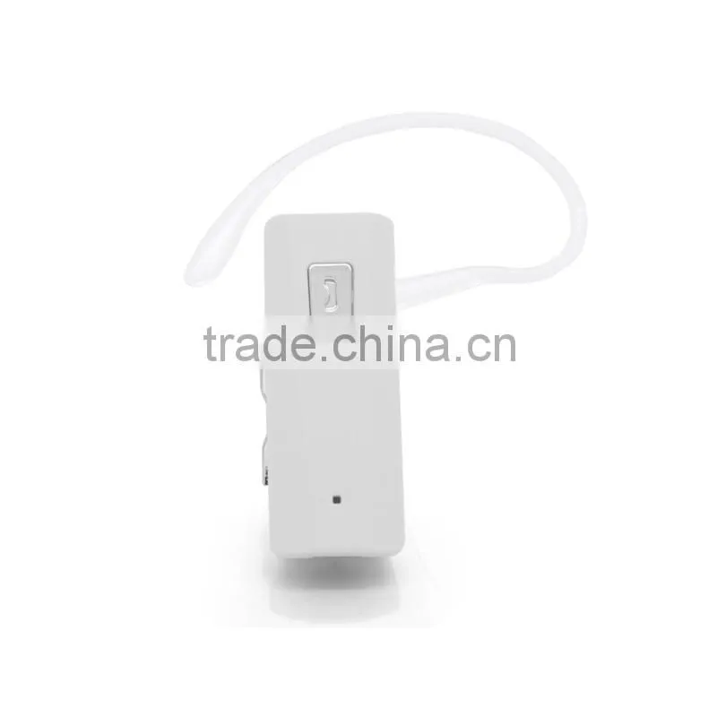 White Mini Bluetooth earphone Detachable Hooks comfortable wearing earphone