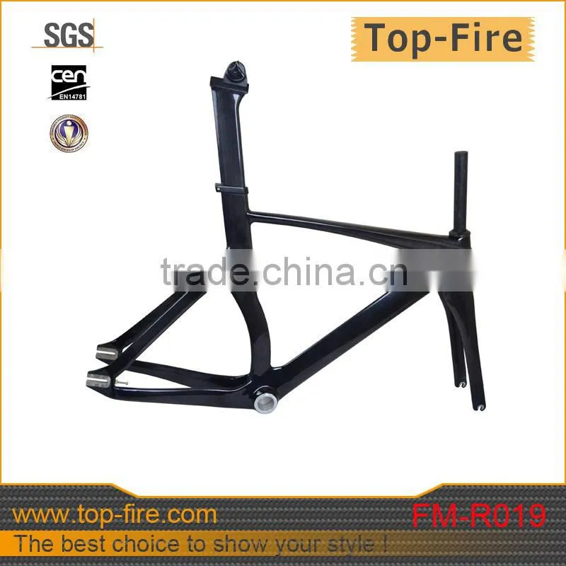 Hot demand and cheap! 2014 good-selling track bike carbon frame set, high quality track frame , Chinese frame for sales