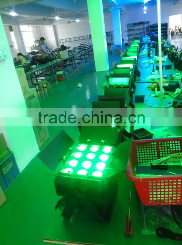 Outdoor dmx control light 12*15W RGB 3 in 1 led par decorated light