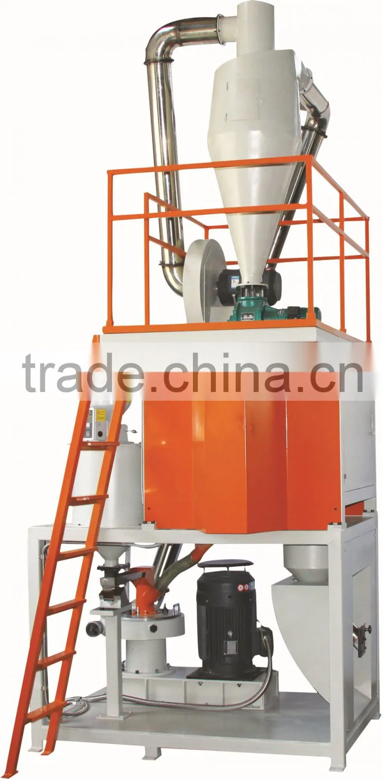 grinding machine for plastic particles