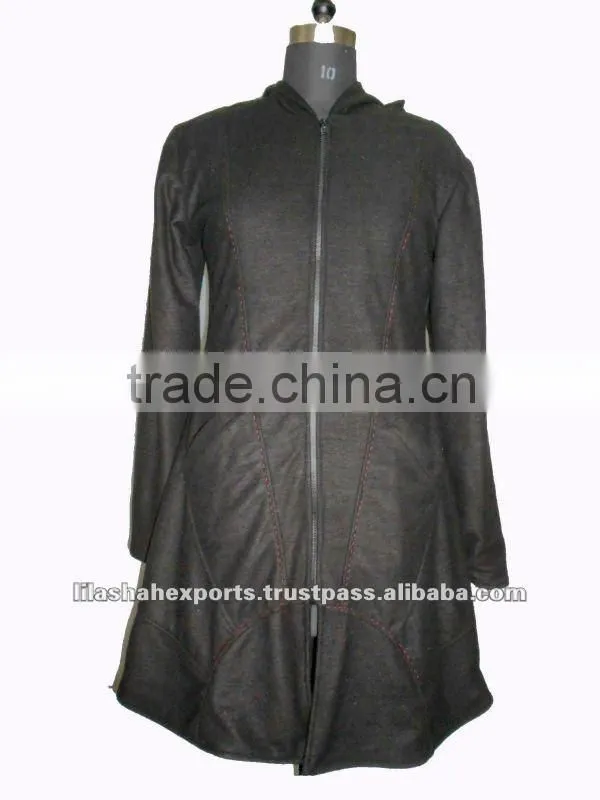 2486 winter coats jacket polar fleece viscose dresses new latest design women winter cloth hand katha jacket dresses