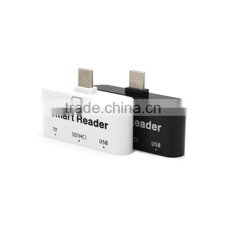 Type-C 3 in 1 Multifunction Memory Card Reader Adapter USB/TF/SD for Macbook Card Reader USB Flash Drives