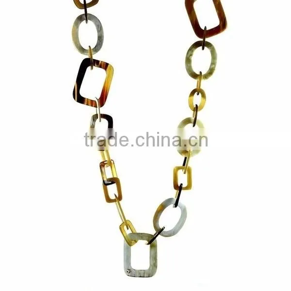 Best selling eco-friendly handmade nice brown buffalo horn necklace jewelry Viet Nam,