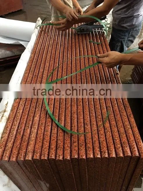 High polished dyed brown granite Dyed cafe brown granite tile