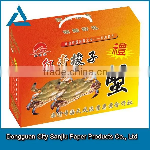 China Ecofriendly custom printed Shipping CMYK Color Box manufacturer