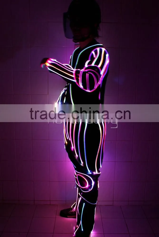 Programmable LED Dance Costume, Fiber Optic Ballet Dance Costume, Remote Control Flash Dance Costume