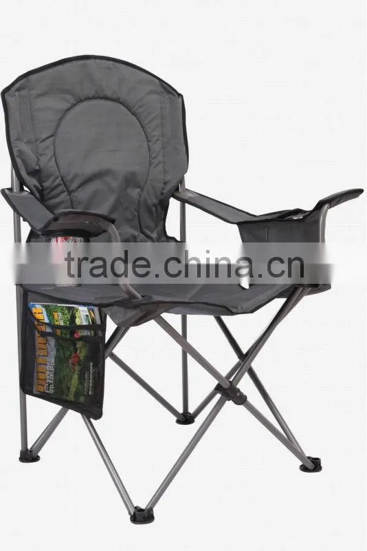 Oversized Padded Steel Chair