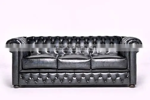 Chesterfield Showroom Brighton Vintage Brown sofa