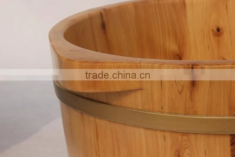 Massage function cedar material wooden foot tub