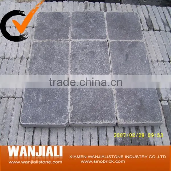 china blue limestone for tumble,flamed products