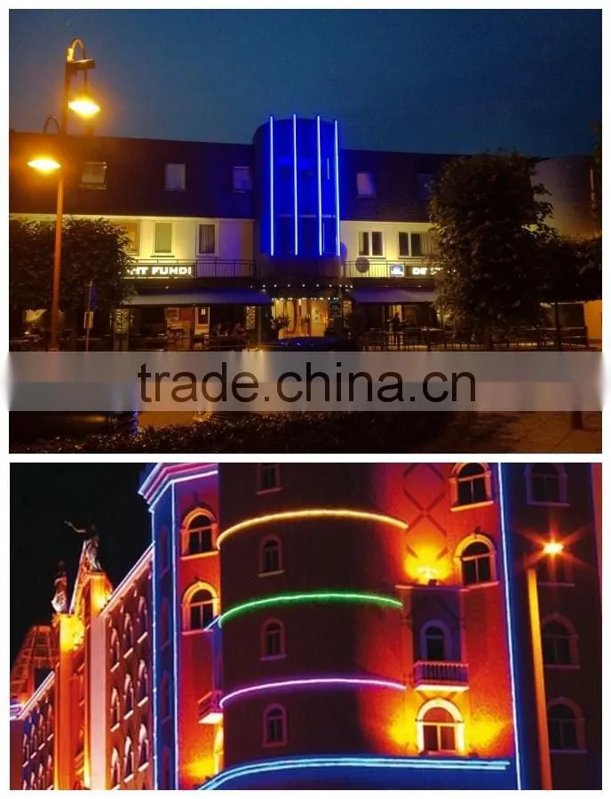 Manufacturer competition price outdoor building decor 110v led neon