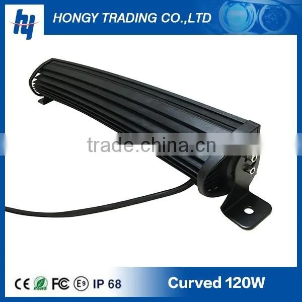 4x4 auto spare parts curved c ree 12 volt led light bar120W 180W 240W 288W 300W