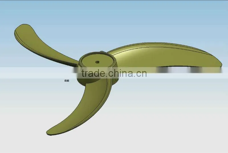 Plastic fan moulding