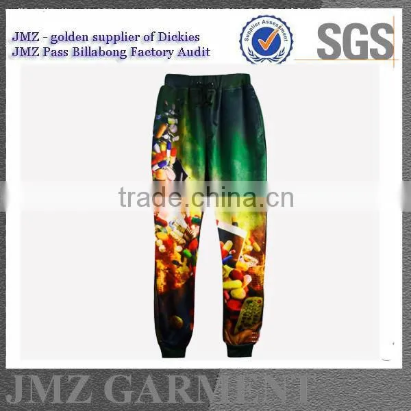 sublimation joggers pants hot joggers pants OEM trousers