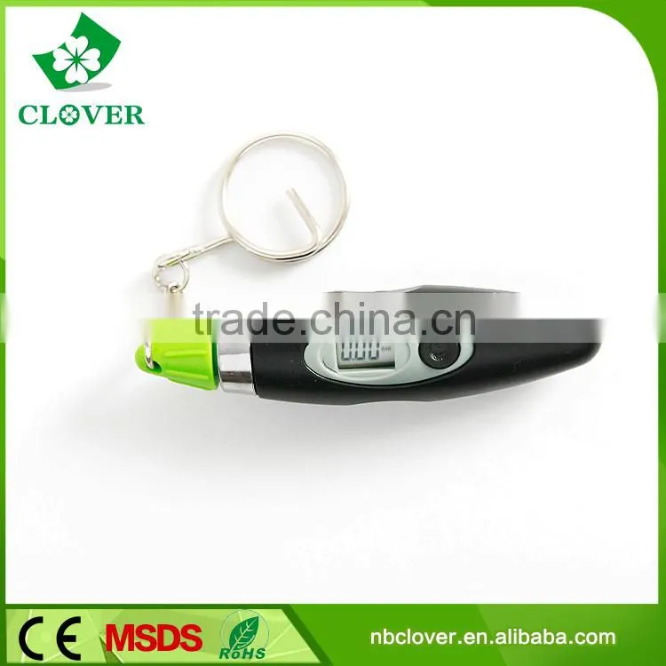 Pen shape digital wireless tire pressure gauge with keyring
